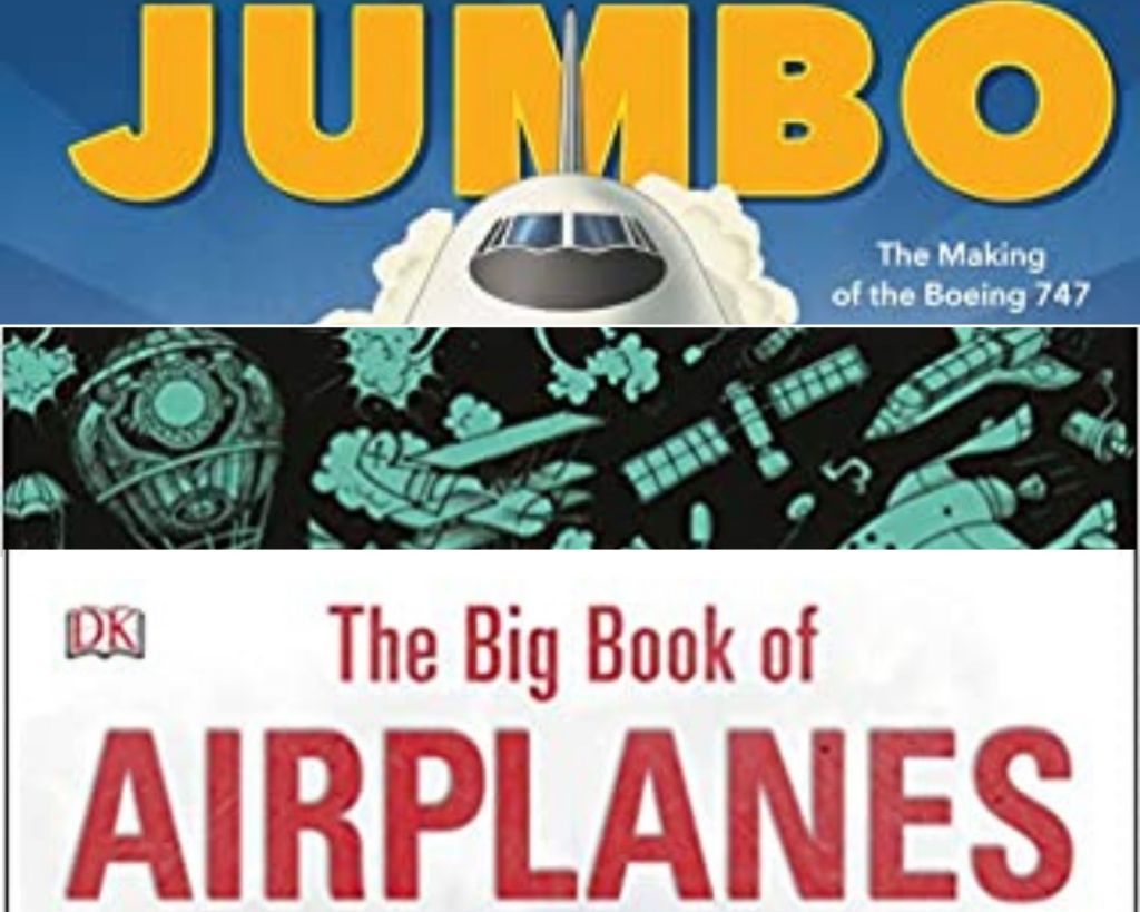Airplane book covers