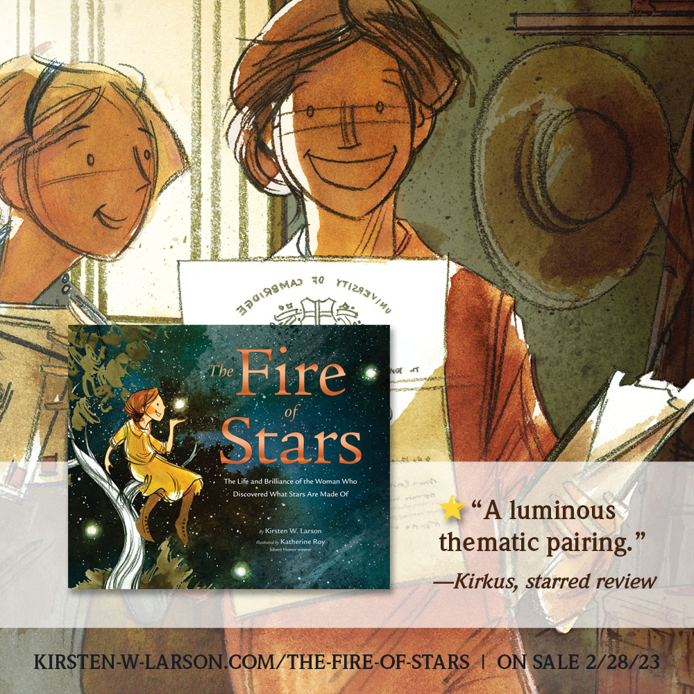 This is a quote care of THE FIRE OF STARS review. Kirkus called it a "luminous thematic pairing."